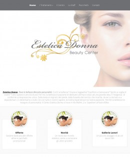 Realizzazione sito Estetica Donna