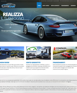 Realizzazione sito Live Car