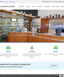 Realizzazione sito Farmacia Lazzeri